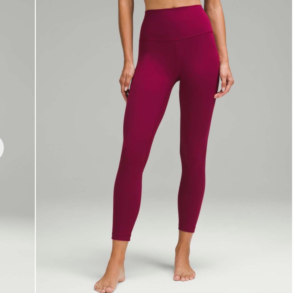 Lululemon High Rise Leggings, Deep Luxe, Size 8 - Picture 14 of 14